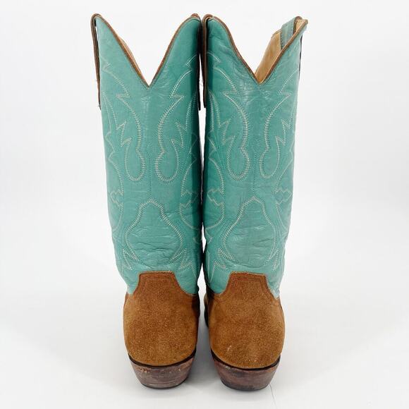 Old Gringo Vintage Y2K Turquoise Camel Snip Toe Western Cowgirl Boot size 8 - Picture 7 of 11